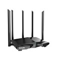 Tenda TX1 Pro AX1500 WiFi6 Router, 1x WAN, 3x LAN, IPv6, 5x 6dBi anténa, WPA3, MU-MIMO, CZ App