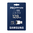 Samsung PRO Ultimate/micro SDXC/128GB/UHS-I U3 / Class 10/+ Adaptér/Modrá