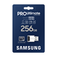 Samsung PRO Ultimate/micro SDXC/256GB/UHS-I U3 / Class 10/+ Adaptér/Modrá