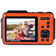 Rollei Sportsline 64 Selfie/ 64 MPix/ 16x zoom/ 2,8" LCD+ 2"LCD/ 4K video/ Voděodolný 5m/ Oranžový