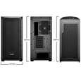 be quiet! skříň SHADOW BASE 800 / 3x140 mm fan / USB-C / 2xUSB 3.0 / tvrzené sklo/ černá