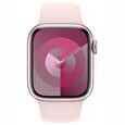 Apple Watch Series 9 41mm Růžový hliník se světle růžovým sportovním řemínkem M/L