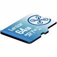 Lexar paměťová karta 64GB FLY High-Performance 1066x microSDXC™ UHS-I, (čtení/zápis:160/60MB/s) C10 A2 V30 U3