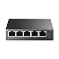 Switch TP-LINK TL-SF1005LP 5x LAN, 4xPoE+, 41W, dosah 250m, kov, PO