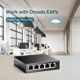 Switch TP-LINK TL-SF1005LP 5x LAN, 4xPoE+, 41W, dosah 250m, kov, PO