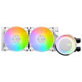 MSI vodní chladič CPU MAG Core Liquid E240 WHITE/ 2x 120mm ARGB fan/ podpora LGA1700/ bílý