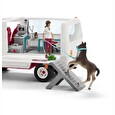 Hračka Schleich Mobilní veterinární klinika s klisnou a ošetřovatelem, new