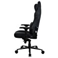 Arozzi herní židle VERNAZZA Supersoft Pure Black/ látkový povrch/ černá
