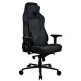 Arozzi herní židle VERNAZZA Supersoft Pure Black/ látkový povrch/ černá