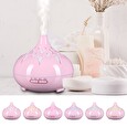 Aroma difuzér SIXTOL Palm růžový lesk 500 ml