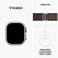 Apple Watch Ultra 2/49mm/Titan/Sport Band/Indigo Alpine/Large