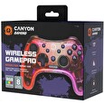 Canyon Bezdrátový gamepad GPW-04 RGB 5v1 (PS3, PS4, XBOX, Android TV, PC)