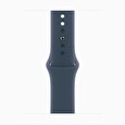 Apple Watch S9/41mm/Silver/Sport Band/Storm Blue/-S/M