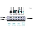 I-TEC datový a nabíjecí HUB USB 3.0/USB-C/ 9x port/ LAN + Power Adapter 60W