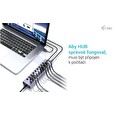 I-TEC datový a nabíjecí HUB USB 3.0/USB-C/ 9x port/ LAN + Power Adapter 60W