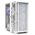 Zalman skříň Z10 Duo / ATX / 4x120 mm ARGB fan / 2xUSB 3.0 / USB-C / tvrzené sklo / bílá