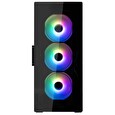 Zalman skříň I3 Neo / middle tower / ATX / 4x120 ARGB fan / 2xUSB 3.0 / 1xUSB 2.0 / skl. přední panel i bočnice / černá