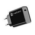 Universální nabíječka Natec RIBERA 20W 1X USB-C, černá