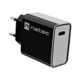 Universální nabíječka Natec RIBERA 20W 1X USB-C, černá
