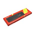 Canyon drátová klávesnice KB-50, USB, nízký zdvih, tenký design, chocolate key cap