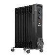Olejový radiátor G21 Merapi černý, 11 žeber, 2500 W