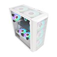 1stCOOL MiddleTower Wind Storm White, E-ATX, USB3.0 + set 4x ARGB fan