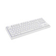 Genesis herní mechanická klávesnice THOR 404/RGB/Gateron Yellow Pro/Drátová USB/US layout/Bílá
