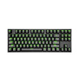 Genesis herní mechanická klávesnice THOR 404/RGB/Gateron Yellow Pro/Drátová USB/US layout/Černá