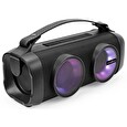 Nedis párty reproduktor/ 1.0/ výkon 24 W/ Bluetooth/ AUX/ USB-C/ USB-A/ 3,5 mm jack/ IPX4/ černý