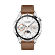 Huawei Watch GT 4/46mm/Silver/Elegant Band/Brown
