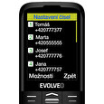 EVOLVEO EasyPhone FS, vyklápěcí mobilní telefon 2.8" pro seniory s nabíjecím stojánkem (černá barva)