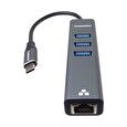 PremiumCord Adapter USB-C na Gigabit + 3x USB 3.0