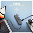 AXAGON HMC-5H8K, USB 5Gbps hub, 2x USB-A, USB-C, HDMI 8k/30Hz, PD 100W, kabel USB-C 15cm