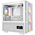 DEEPCOOL skříň CH560 Digital / MidT/ 3x140 a 120mm ARGB fan / USB 3.0 / USB-C/ tvrzené sklo / digitální displej / bílá