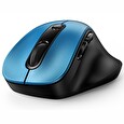 Genius Ergo 9000S Blue/ duální Bluetooth + 2,4GHz/ 2400 dpi/ bezdrátová/ tichá/ modrá