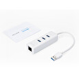 TP-LINK UE330 USB 3.0 to Gigabit ethernet RJ45 10/100/1000Mbps, 3x USB hub