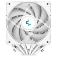 DEEPCOOL chladič AG620 WH ARGB / 2x 120mm fan / 6x heatpipes / PWM / pro Intel i AMD / bílý