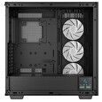 DEEPCOOL skříň MORPHEUS / dvoukomorová / modulární / ATX+ / 3x140mm ARGB fans / 4xUSB / USB-C / digit. displej / černá
