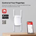 WiFi extender TP-LINK Mercusys ME50G AP/Extender/Repeater - AC1900, 1x GLAN
