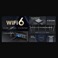 WiFi router TP-LINK MERCUSYS MR90X AX6000 dual AP/router, 3x GLAN, 1x GWAN/ 574Mbps 2,4/ 2402Mbps 5GHz