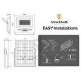 LED světlo Viking J200W se solárním panelem