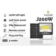 LED světlo Viking J200W se solárním panelem