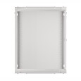 LANBERG Nástěnná jednodílná skříň 19", 15U 600x600 (v rozloženém stavu) šedá (RAL7035)
