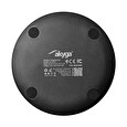 Akyga Bezdrátová nabíjecí podložka 5-12V/ max 15W, Super Fast Charge 3.0, USB-C, černá, 1m