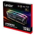 Lexar ARES DDR5 32GB (kit 2x16GB) UDIMM 7200MHz CL34 XMP 3.0 & EXPO - RGB, Heatsink, černá