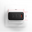AXAGON ACU-DPQ100, GaN nabíječka do sítě 100W, 3x port (USB-A + dual USB-C), PD3.0/PPS/QC4+/Apple