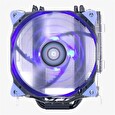 AeroCool Verkho 5 Dark chladič CPU Blue LED 120mm fan, univ. socket