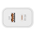 ColorWay 1x USB a 1x USB-C/ turbo síťová nabíječka/ 30W/ 100V-240V/ Bílá