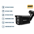 Kamerový set Securia Pro NVR4CHV4S-B IP, 4Mpx, 4 kamery, PoE NVR, černá