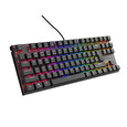Genesis tichá herní klávesnice THOR 303/TKL/RGB/Outemu Peach/Drátová USB/CZ-SK layout/Černá
